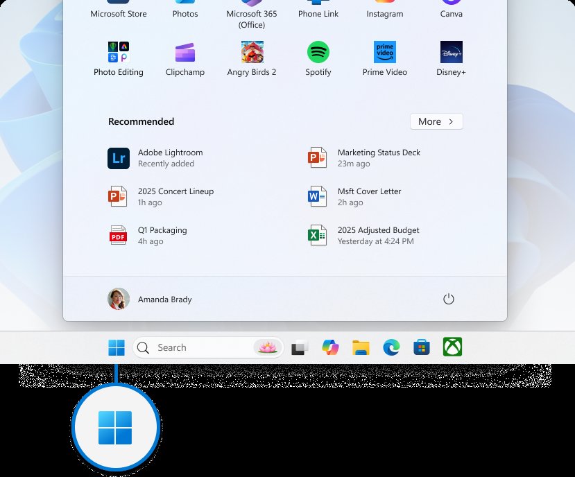 Windows 11 Start menu
